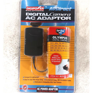 Digipower AC Adaptor Direct Olympus Digital Camera Power Supply Charger Adapter